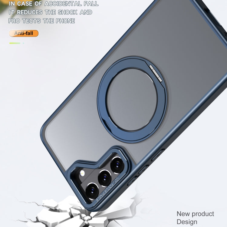 For Samsung Galaxy S22+ 5G Wing Series MagSafe Magnetic Ring Holder Phone Case