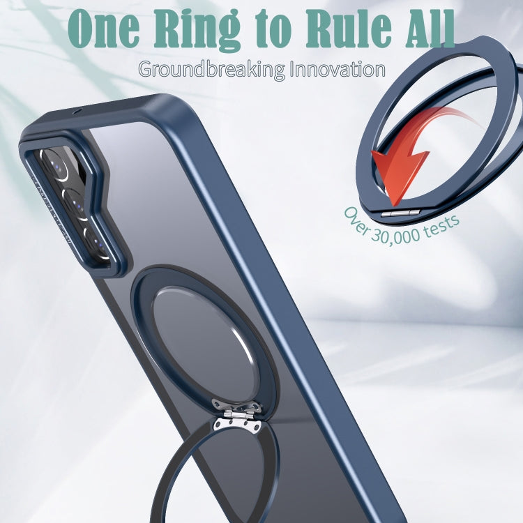 For Samsung Galaxy S22+ 5G Wing Series MagSafe Magnetic Ring Holder Phone Case