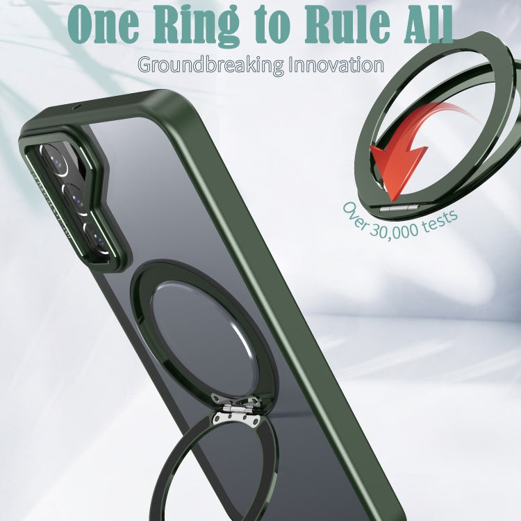 For Samsung Galaxy S22+ 5G Wing Series MagSafe Magnetic Ring Holder Phone Case
