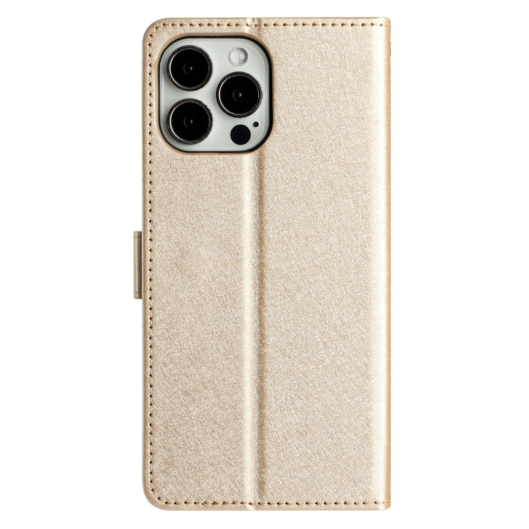 For iPhone 16 Pro Max Silk Texture Horizontal Flip Leather Phone Case
