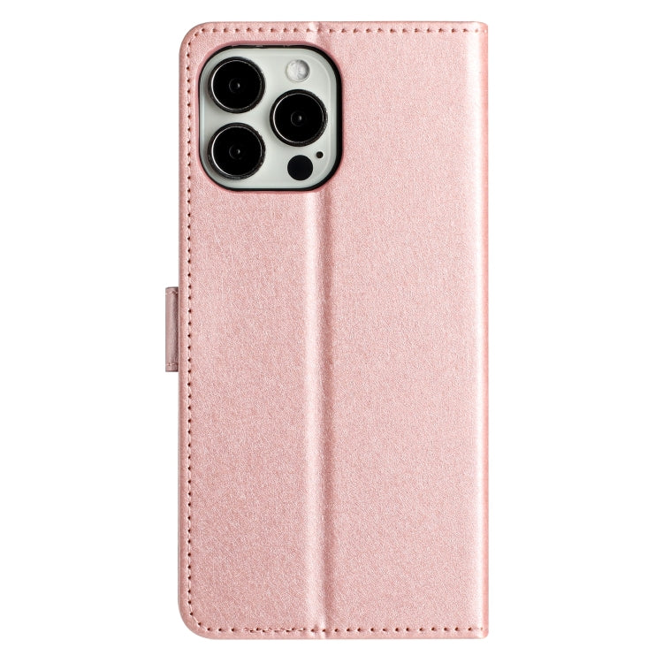 For iPhone 16 Pro Max Silk Texture Horizontal Flip Leather Phone Case