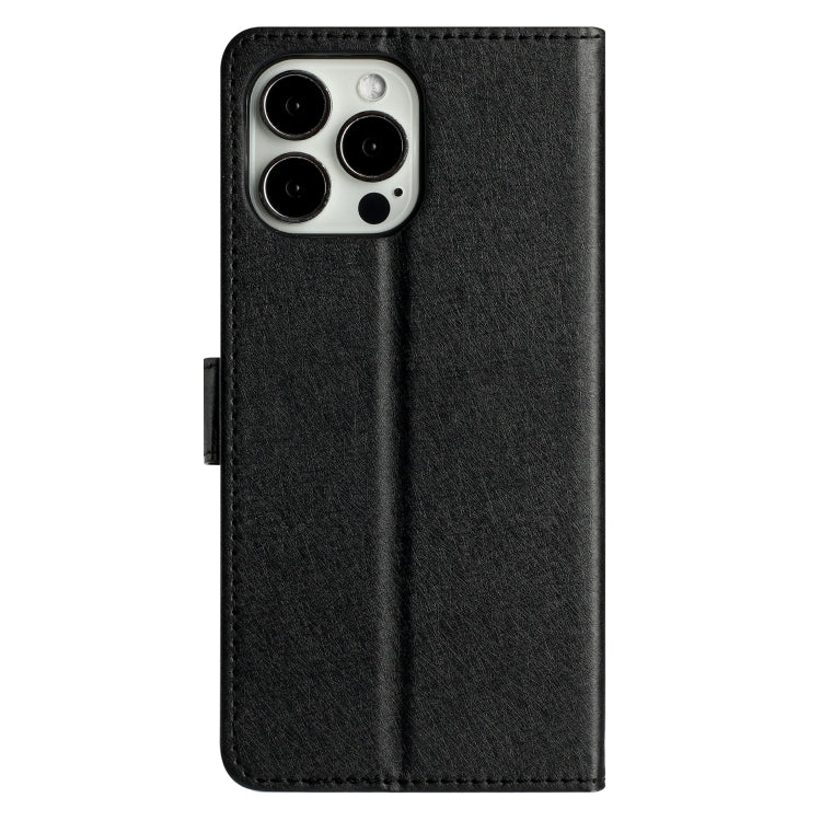 For iPhone 16 Pro Silk Texture Horizontal Flip Leather Phone Case