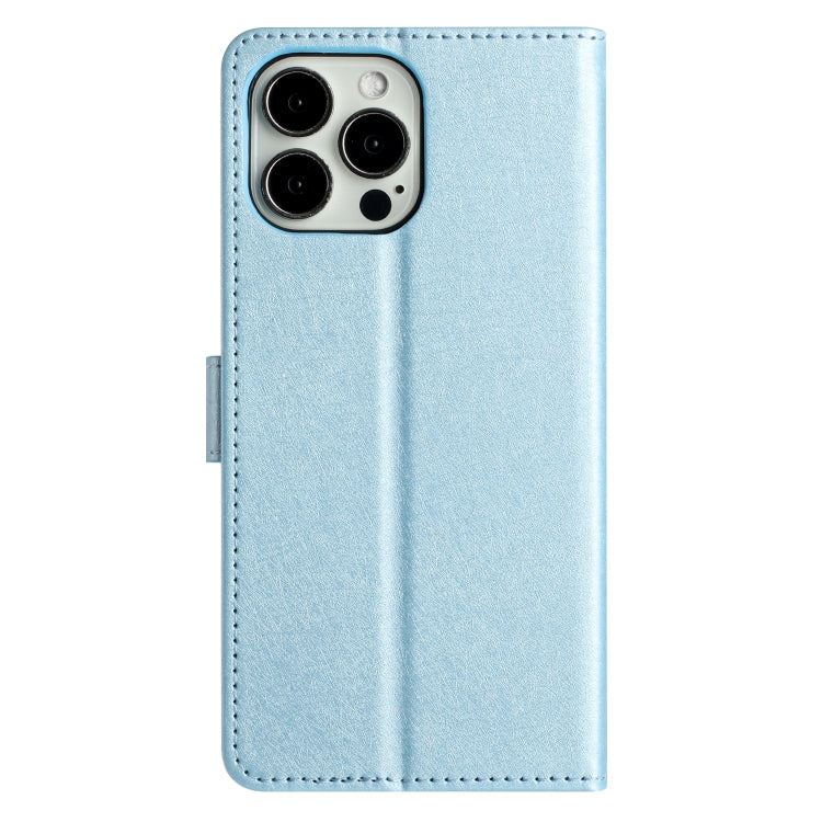For iPhone 16 Pro Silk Texture Horizontal Flip Leather Phone Case