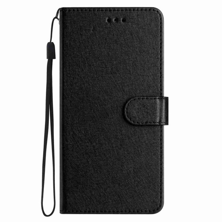 For iPhone 17 Pro Silk Texture Horizontal Flip Leather Phone Case