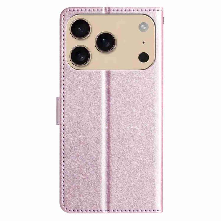 For iPhone 17 Pro Silk Texture Horizontal Flip Leather Phone Case
