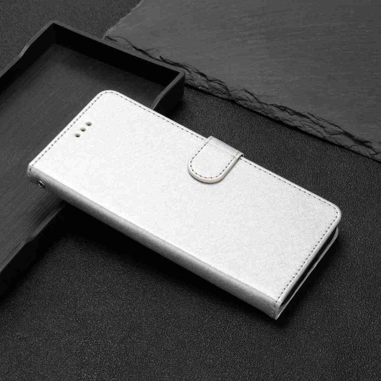 For iPhone 17 Pro Silk Texture Horizontal Flip Leather Phone Case