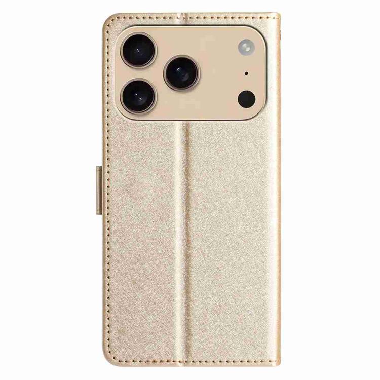 For iPhone 17 Pro Max Silk Texture Horizontal Flip Leather Phone Case