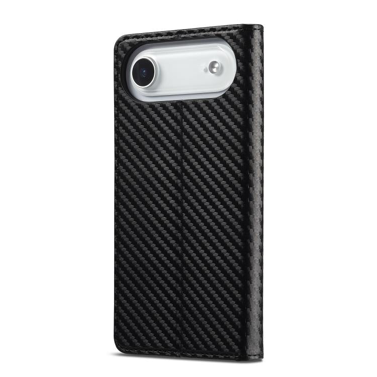 For iPhone Air LC.IMEEKE Carbon Fiber Leather Phone Case