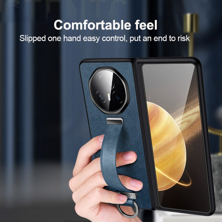 For Honor Magic Vs3 SULADA PC + Leather Texture Skin Feel Shockproof Phone Case