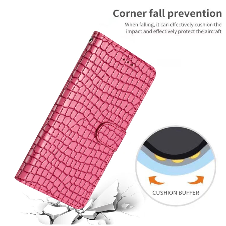 For iPhone 16 Pro Max Crocodile Texture Horizontal Flip Leather Phone Case