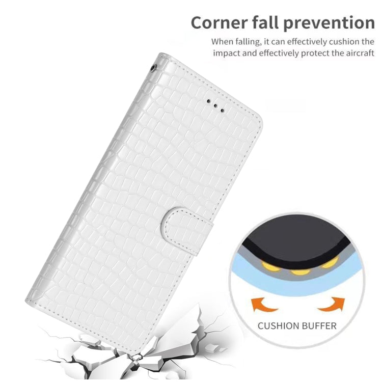 For iPhone 16 Pro Crocodile Texture Horizontal Flip Leather Phone Case