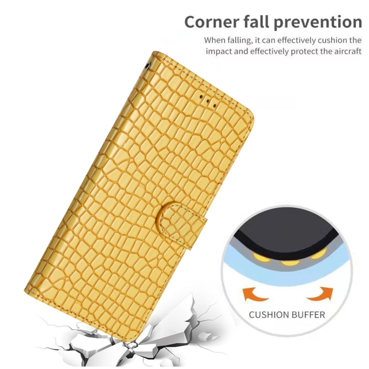 For iPhone 16 Pro Crocodile Texture Horizontal Flip Leather Phone Case
