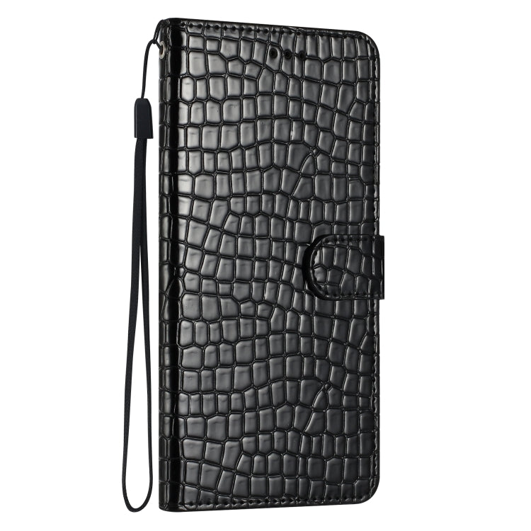 For iPhone 16 Plus Crocodile Texture Horizontal Flip Leather Phone Case
