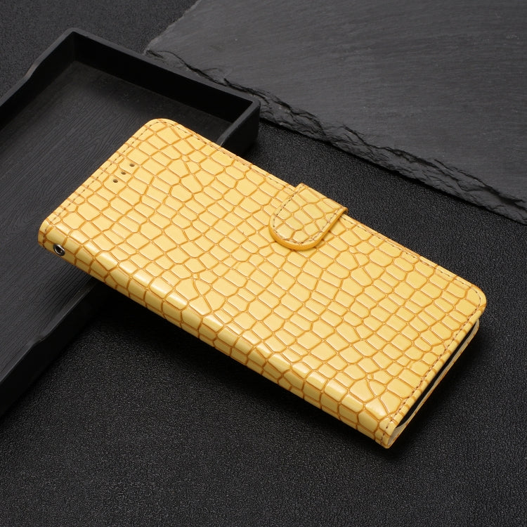 For iPhone 16 Plus Crocodile Texture Horizontal Flip Leather Phone Case
