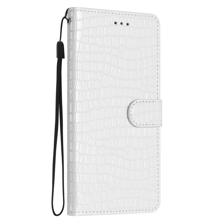 For iPhone 16 Crocodile Texture Horizontal Flip Leather Phone Case