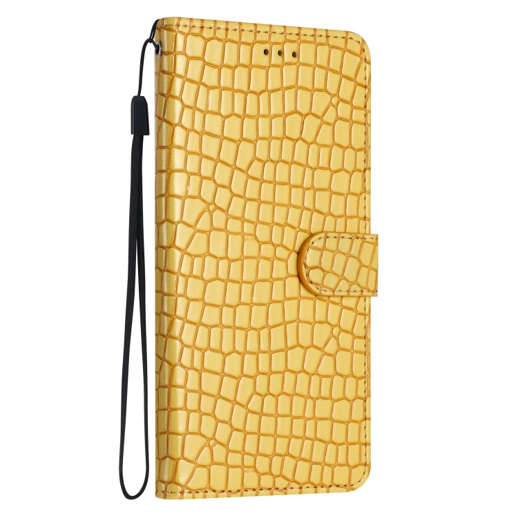 For iPhone 16 Crocodile Texture Horizontal Flip Leather Phone Case