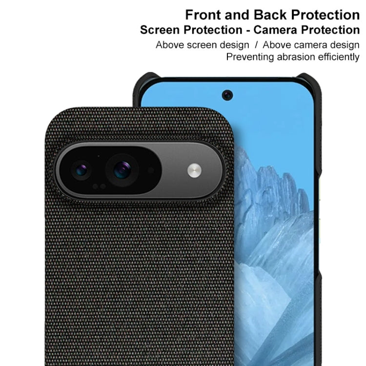 For Google Pixel 9 / 9 Pro imak Ruiyi Series Cloth Texture PU + PC Phone Case