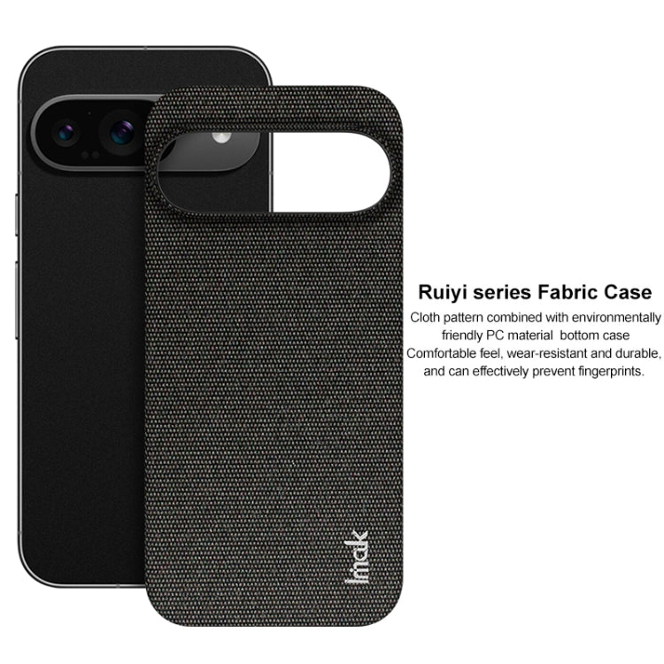 For Google Pixel 9 / 9 Pro imak Ruiyi Series Cloth Texture PU + PC Phone Case