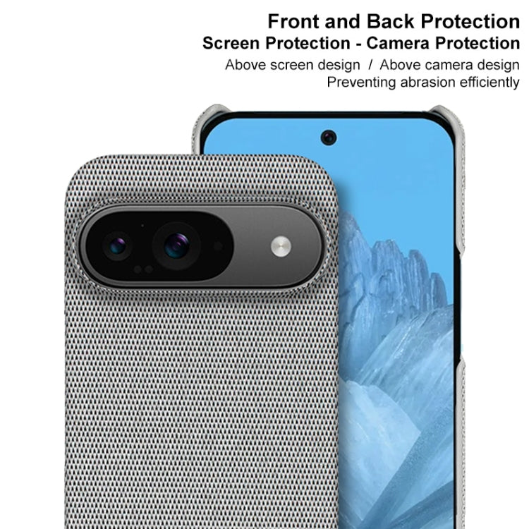 For Google Pixel 9 / 9 Pro imak Ruiyi Series Cloth Texture PU + PC Phone Case
