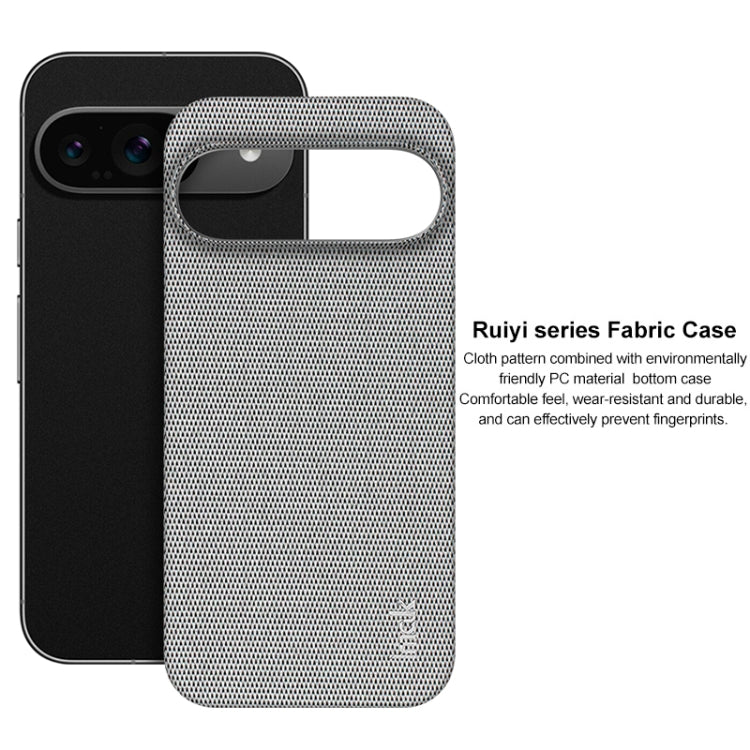 For Google Pixel 9 / 9 Pro imak Ruiyi Series Cloth Texture PU + PC Phone Case
