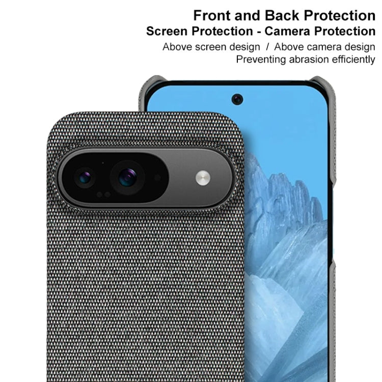 For Google Pixel 9 / 9 Pro imak Ruiyi Series Cloth Texture PU + PC Phone Case