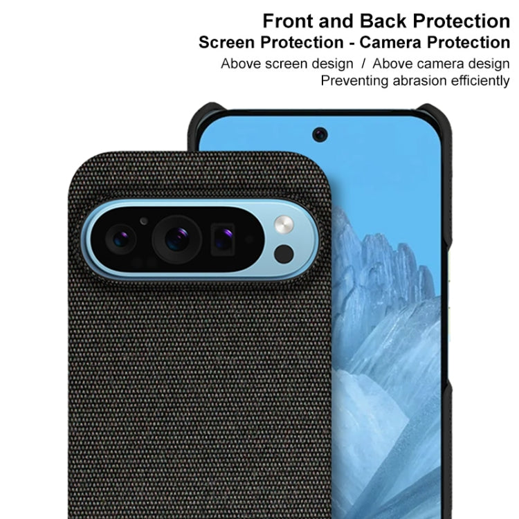 For Google Pixel 9 Pro XL imak Ruiyi Series Cloth Texture PU + PC Phone Case