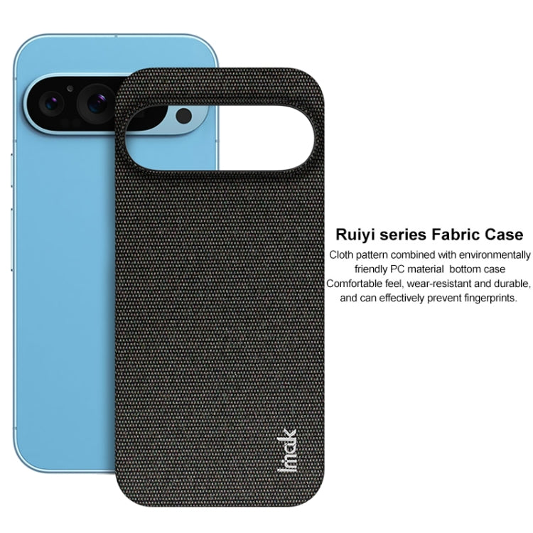 For Google Pixel 9 Pro XL imak Ruiyi Series Cloth Texture PU + PC Phone Case
