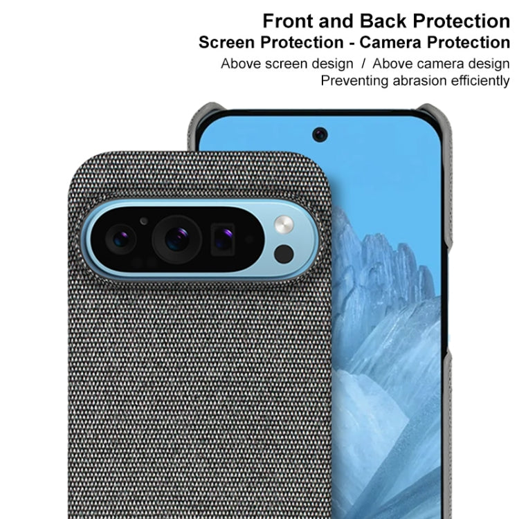 For Google Pixel 9 Pro XL imak Ruiyi Series Cloth Texture PU + PC Phone Case