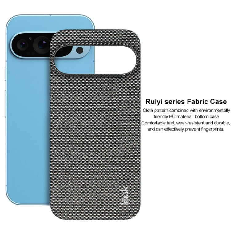 For Google Pixel 9 Pro XL imak Ruiyi Series Cloth Texture PU + PC Phone Case