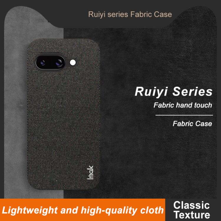 For Google Pixel 9a imak Ruiyi Series Cloth Texture PU + PC Phone Case