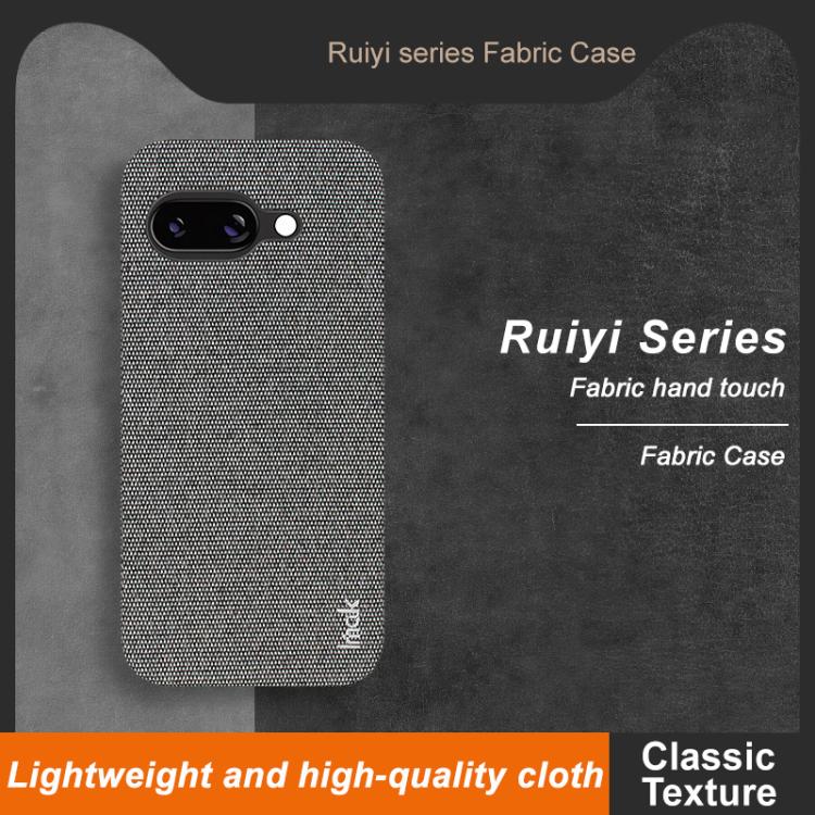 For Google Pixel 9a imak Ruiyi Series Cloth Texture PU + PC Phone Case