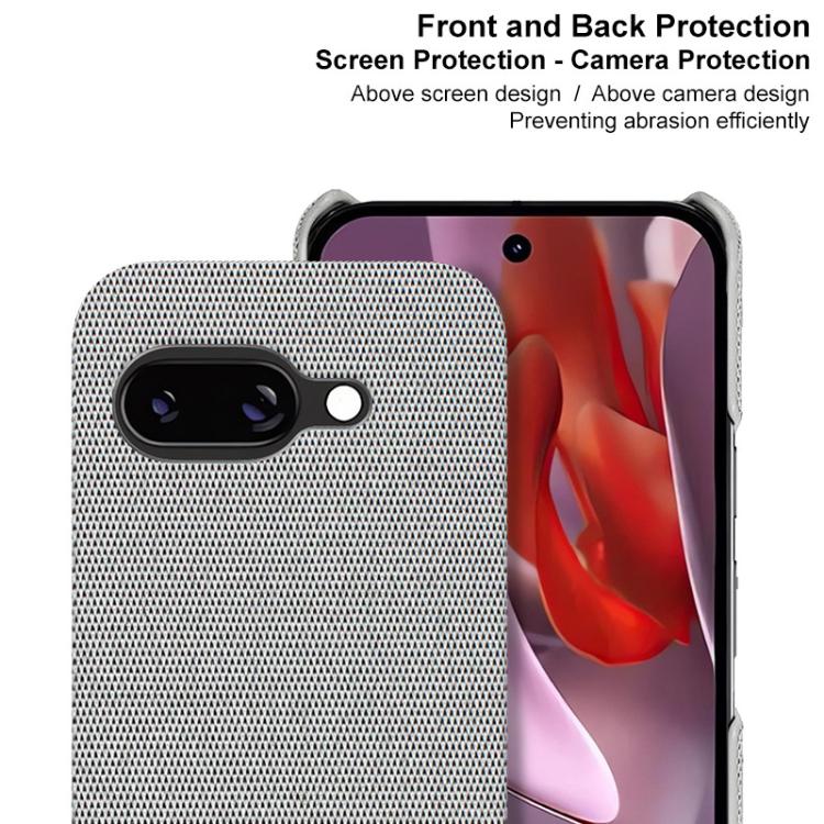 For Google Pixel 9a imak Ruiyi Series Cloth Texture PU + PC Phone Case