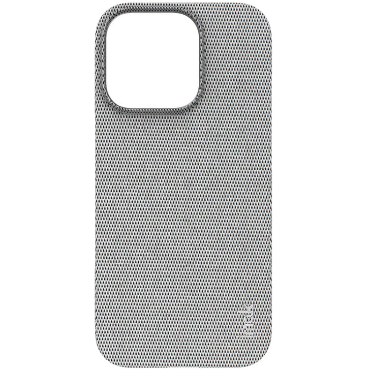 For iPhone 16 Pro Max imak Ruiyi Series Cloth Texture PU + PC Phone Case