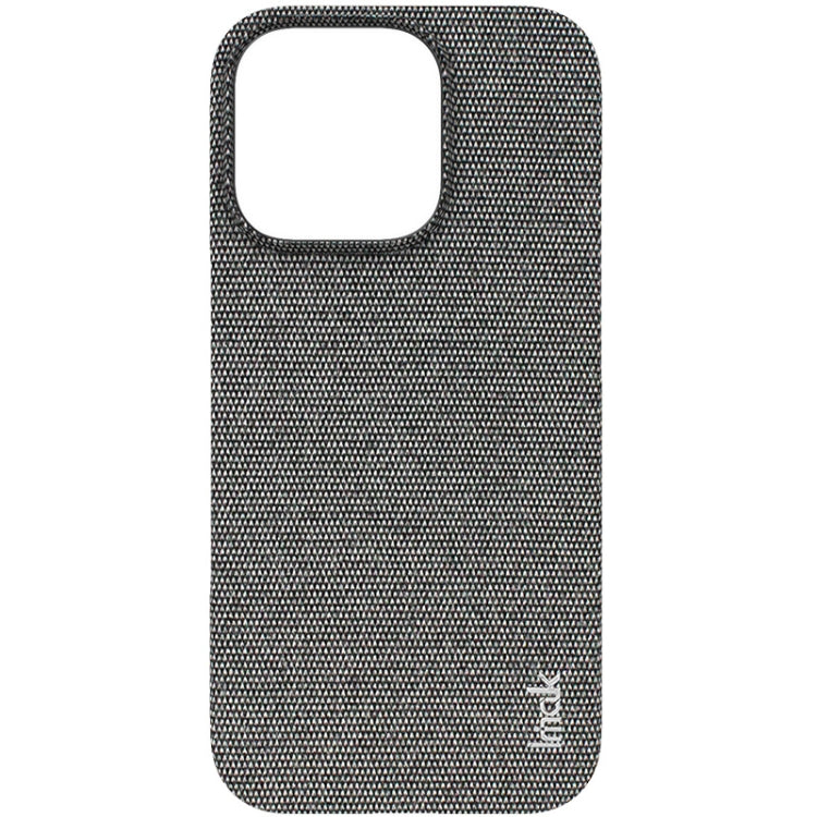 For iPhone 16 Pro imak Ruiyi Series Cloth Texture PU + PC Phone Case