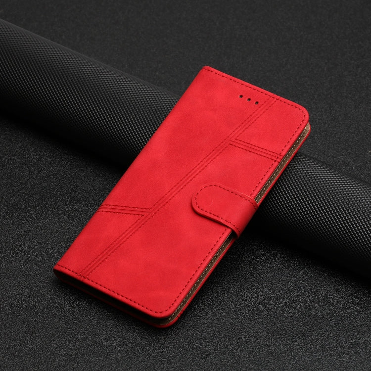 For iPhone 16 Pro Max Skin-feel Stitching Leather Phone Case