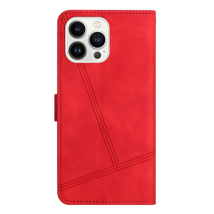 For iPhone 16 Pro Max Skin-feel Stitching Leather Phone Case