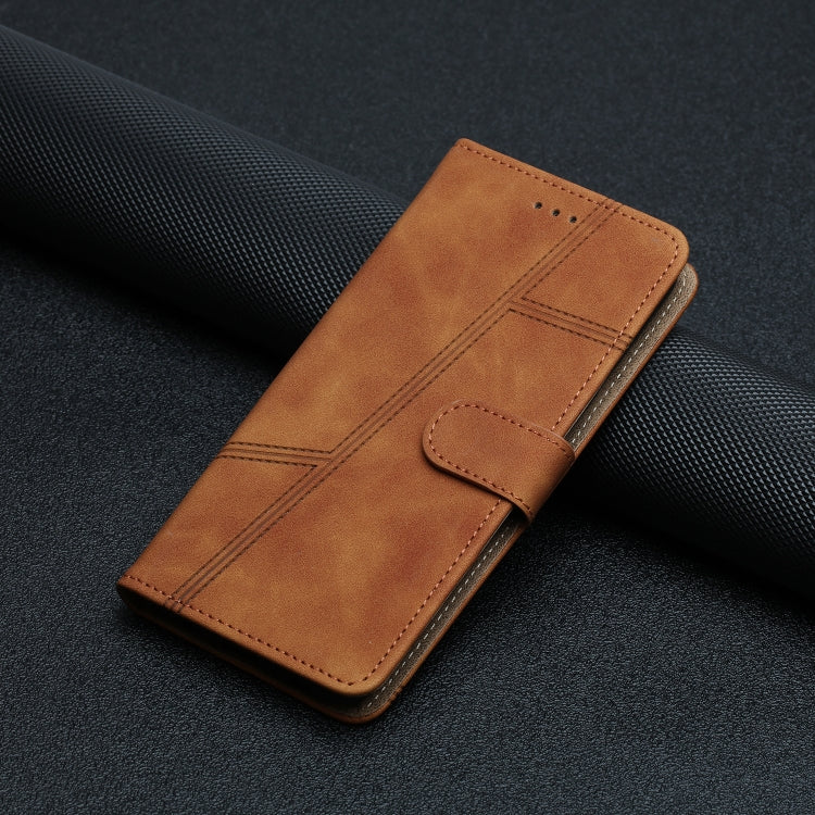 For iPhone 16 Skin-feel Stitching Leather Phone Case