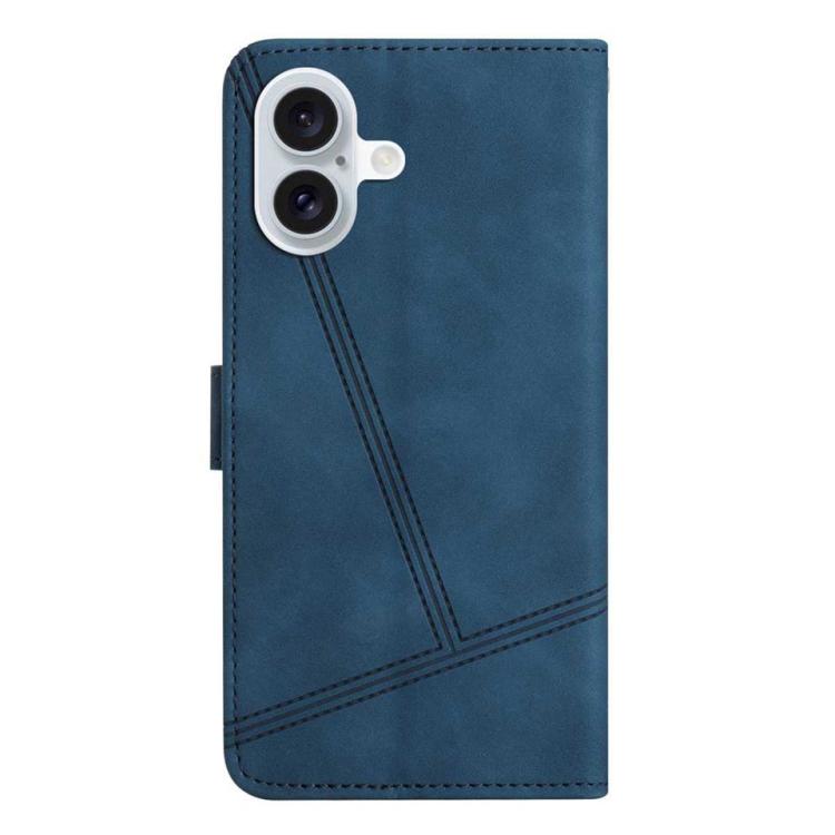 For iPhone 17 Skin-feel Stitching Leather Phone Case