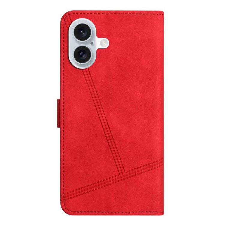 For iPhone 17 Skin-feel Stitching Leather Phone Case