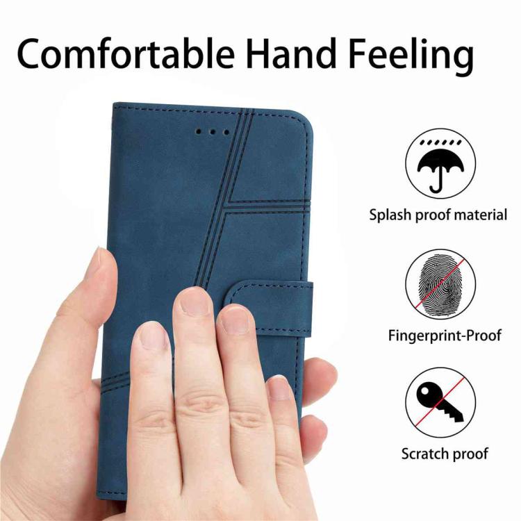 For iPhone 17 Pro Skin-feel Stitching Leather Phone Case