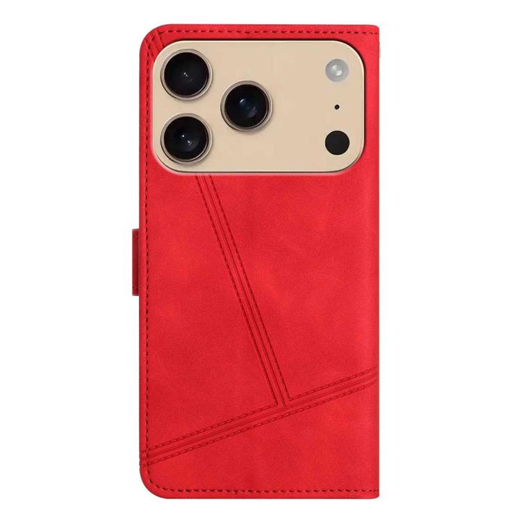 For iPhone 17 Pro Skin-feel Stitching Leather Phone Case
