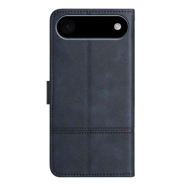 For iPhone Air Cowhide Texture Stitching Leather Phone Case