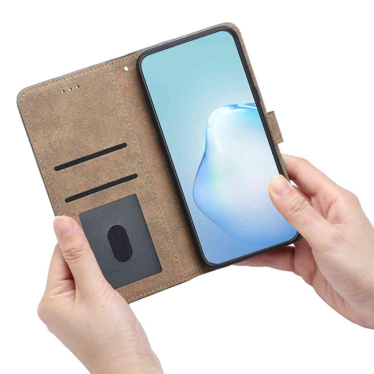 For iPhone 17 Pro Max Cowhide Texture Stitching Leather Phone Case