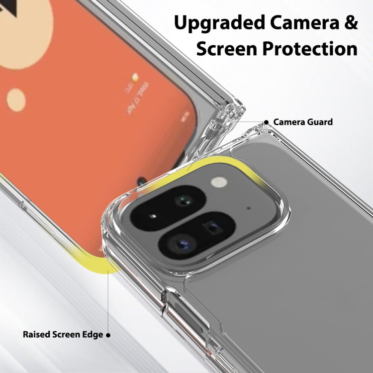 For Google Pixel 9 Pro Fold Scratchproof Acrylic TPU Phone Case - Transparent