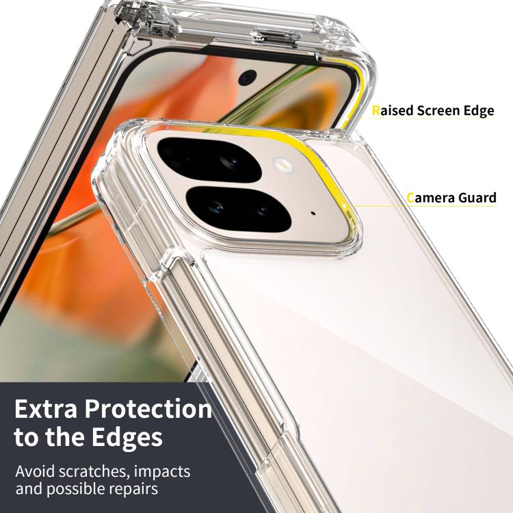 For Google Pixel 10 Pro Fold Scratchproof Acrylic TPU Phone Case - Transparent
