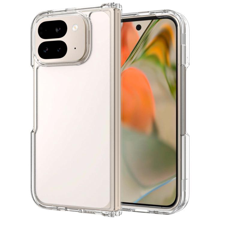 For Google Pixel 10 Pro Fold Scratchproof Acrylic TPU Phone Case - Transparent