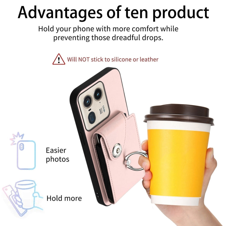 For Motorola Edge 50 Ultra EU Version Organ Card Bag Ring Holder Phone Case