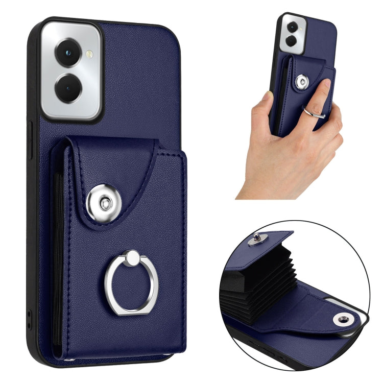For Motorola Moto G Power 2024 5G Organ Card Bag Ring Holder Phone Case