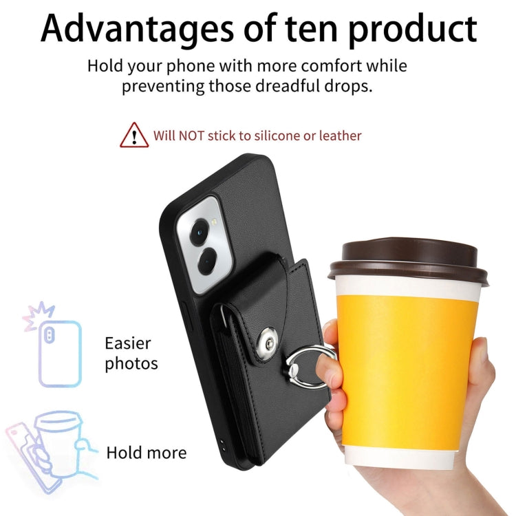 For Motorola Moto G Power 2024 5G Organ Card Bag Ring Holder Phone Case