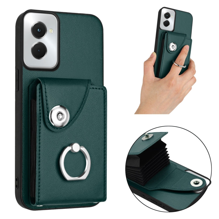 For Motorola Moto G Power 2024 5G Organ Card Bag Ring Holder Phone Case